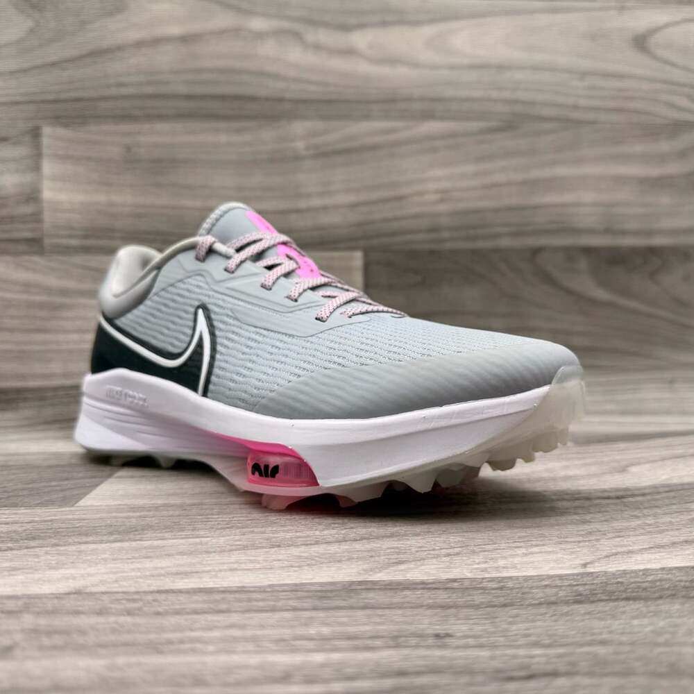 Nike Air Zoom Infinity Tour Next% Golf Shoes Wolf Grey Pink Mens 9.5 DC5221-060